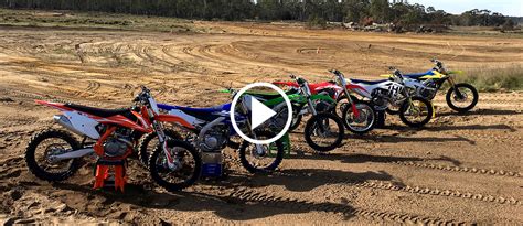 VIDEO 2018 450 Motocross Shootout Australasian Dirt Bike Magazine