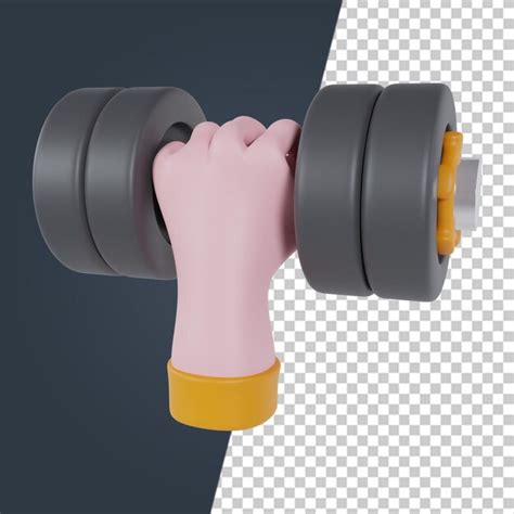 Iconos De Ejercicio De Fitness De Elemento 3d Archivo PSD Premium