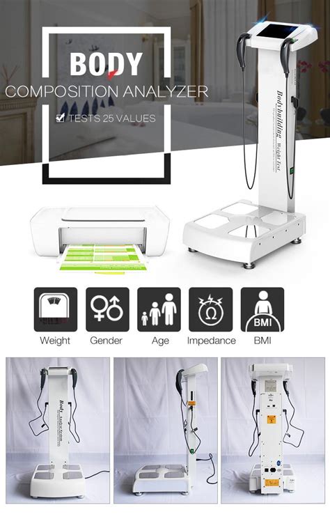 Body Fat Analyzer With Bioimpedance Analysis And Muscle Analyzer 2024 Model With Printer From