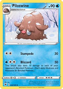 Piloswine Crimson Invasion TCG Card Database