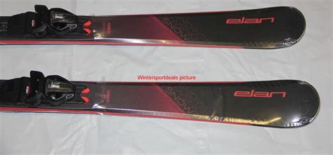 New Elan Skis Snow Black Women S El Bindings Size Adjustable