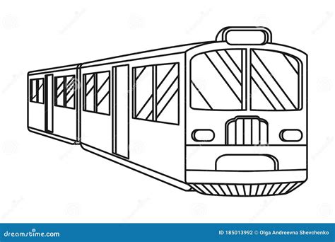 Red And White Train Illustration On White Background Royalty-Free Stock ...