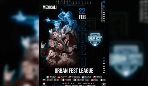 Urban Fest League Aczino Chuty Y Teorema Son Protagonistas De Nuevo