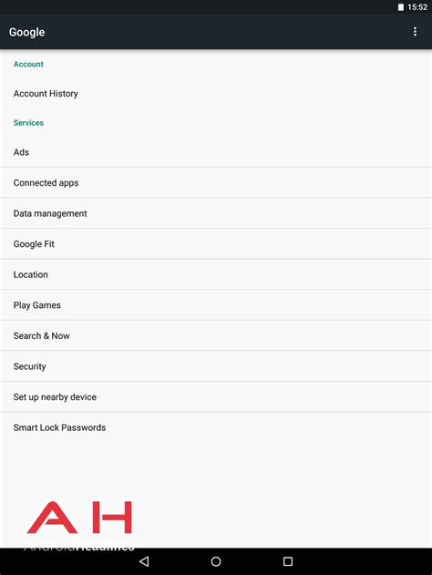 Android M Google Settings Now Accessible In System Settings