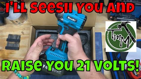 Seesii V Cordless Impact Driver First Impressions Youtube