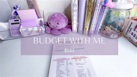 Budget With Me April Cashenvelope Budgetfriendly