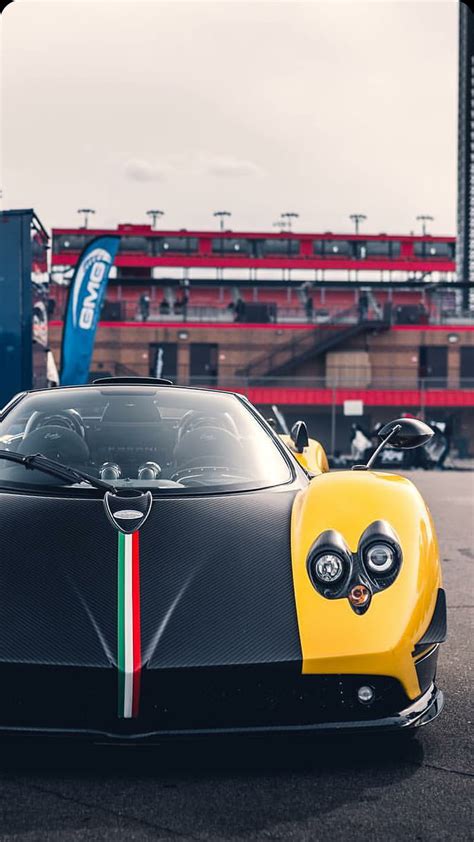 Pagani Zonda Car Carbon Classic Hypercar Supercar Yellow Hd