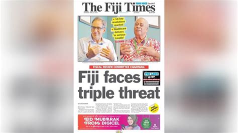 From The Editor In Chief S Desk Your April Briefing The Fiji Times