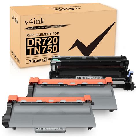 V4ink Compatible Toner Cartridge And Drum Set Replacement For Brother