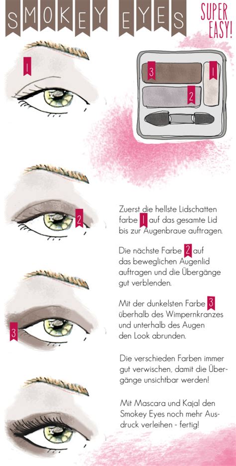 Smokey Eyes Schminken Einfache Anleitung