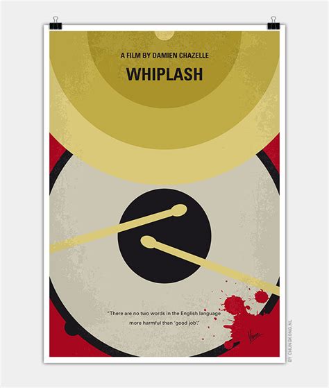 No761 My Whiplash minimal movie poster | CHUNGKONG