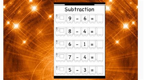 Subtraction Online Exercise For 1 Live Worksheets