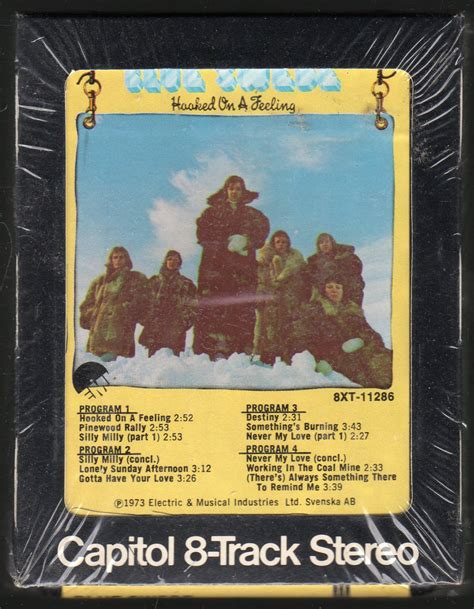 Blue Swede - Hooked On A Feeling 1974 CAPITOL Sealed AC1 8-track tape