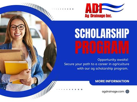 ADI Offers Ten $1,500 Agriculture Scholarships for 2023 - Ag Drainage