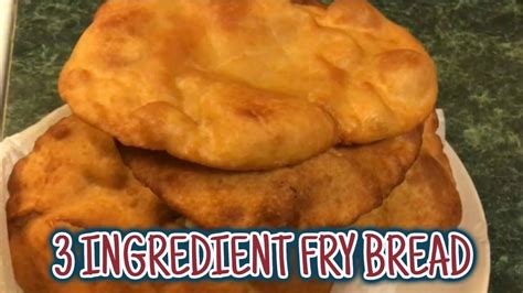 Easy Three Ingredient Fry Bread Dairy Free Youtube