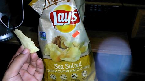 Simply Lay S Sea Salted Thick Cut Potato Chips YouTube