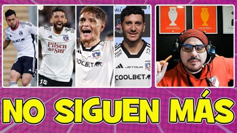 👉los 5️⃣ Jugadores Que Dejaron De Ser Jugadores De Colo Colo⚪⚫ Youtube