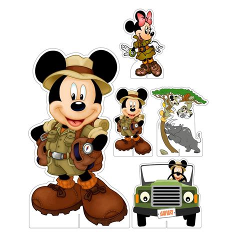 Mini Kit Display Festa Infantil Turma Mickey Safari Shopee Brasil