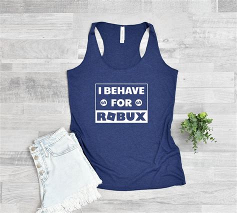 Behave For Robux Roblox Gaming Kids Gaming T Shirt Gamer T Etsy