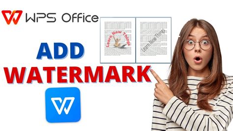 1 12 How To Add Watermark In WPS Office Suite YouTube