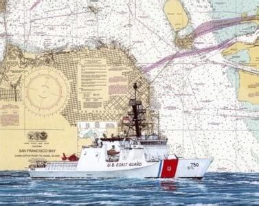 USCGC BERTHOLF (WMSL-750) - Chart Art Prints