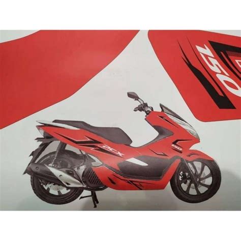 Jual Stiker Variasi Honda Pcx Full Body Merah Cabe Dof V Di Seller