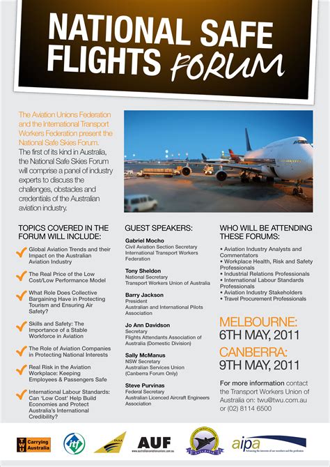 ITF aviation blog » Safe Flights Forum Australia