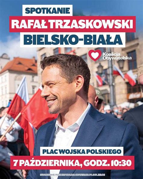 Rafał Trzaskowski przyjedzie do Bielska Białej