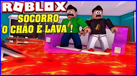 Desafio de Sobrevivência do Chão e Lava ROBLOX YouTube