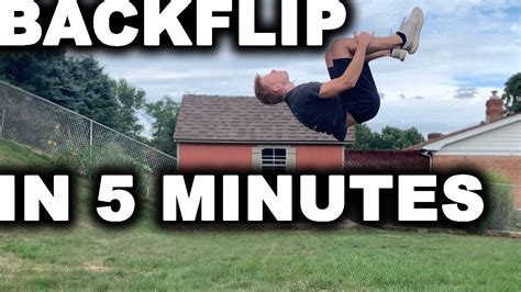 Learn How To Backflip In 5 Minutes Fast Youtube