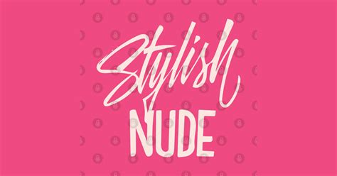 Stylish Nude Handlettering Text Color Version Hand Lettering T Shirt TeePublic