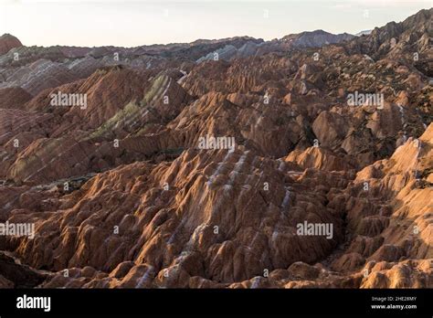 Rainbow mountains of Zhangye Danxia National Geopark, Gansu Province ...