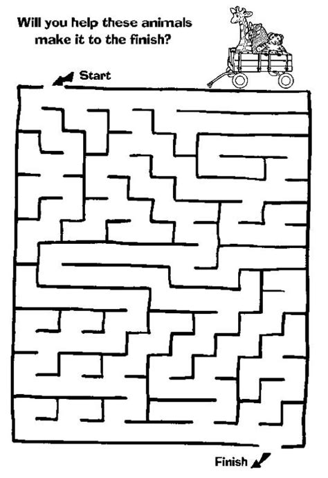 Maze Page Print Your Free Maze At Mazes For Kids