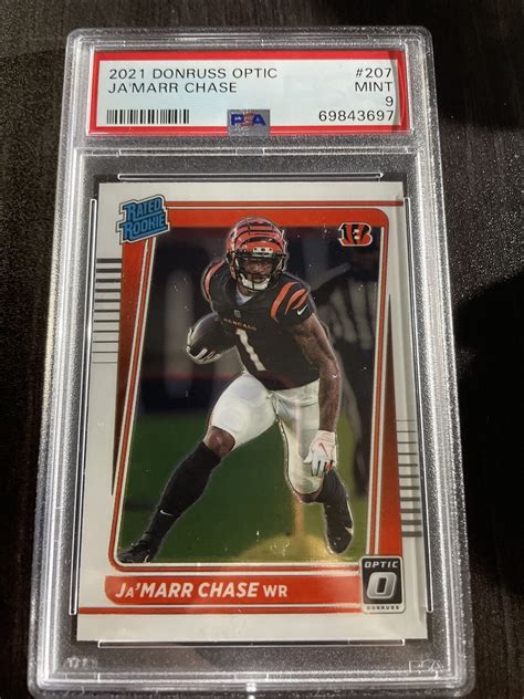 Jamarr Chase Panini Donruss Optic Nfl Football Rated Rookie Rc