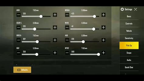 Pubg Mobile Lite New Best Settings Of 0 14 0 Update Sensitivity Pick Up