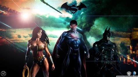 Superman Batman Wonderwoman Dc Ultra Hd Desktop Background Wallpaper