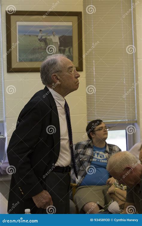 Senate Judiciary Chairman Charles Grassley Addresses Constituents ...