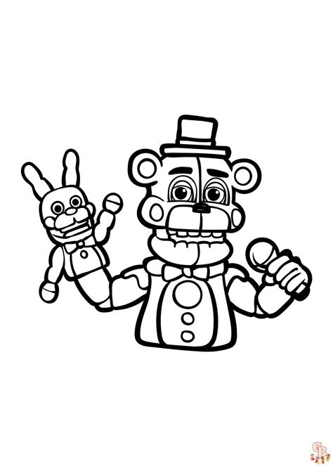 Dibujo De Mangle De Five Nights At Freddy S Para Colorear Dibujos Net