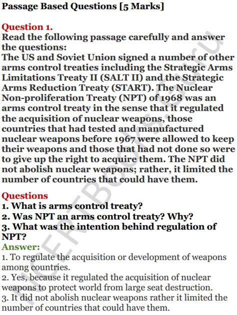 Pdf Ncert Solutions For Class 12 Political Science Chapter 7 Security