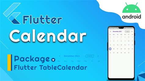 Flutter Custom Table Calendar Flutter Package Youtube