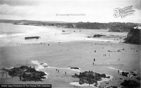 Photo Of Newquay Great Western And Crigga Beaches 1912