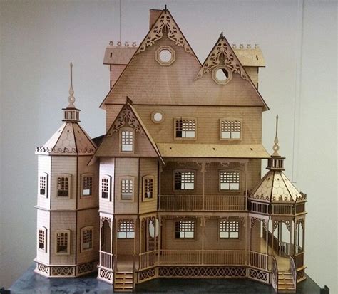 Ashley Ii Gothic Victorian Mansion Dollhouse Very Large Kit Etsy