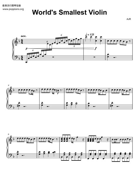 Ajr World S Smallest Violin Sheets By Daranpiano Lupon Gov Ph