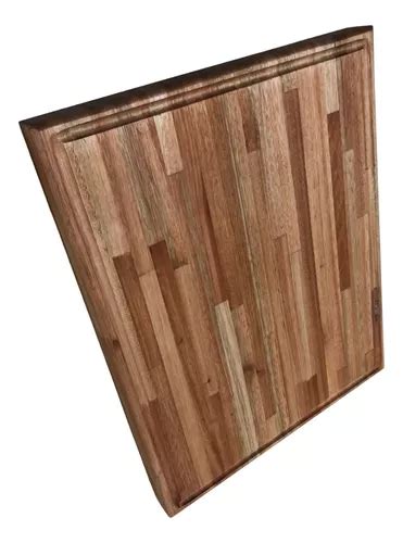 Tabla Picada Cocina De Madera Con Canaleta 50x40 Premium En Venta En