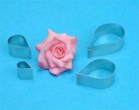 Pme Briar Rose Flower Petal Cutters Set Sugar Ice