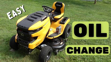 Cub Cadet Xt Enduro How To Change The Oil Youtube