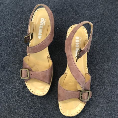 VINTAGE clarks original sandals GREAT FOR... - Depop