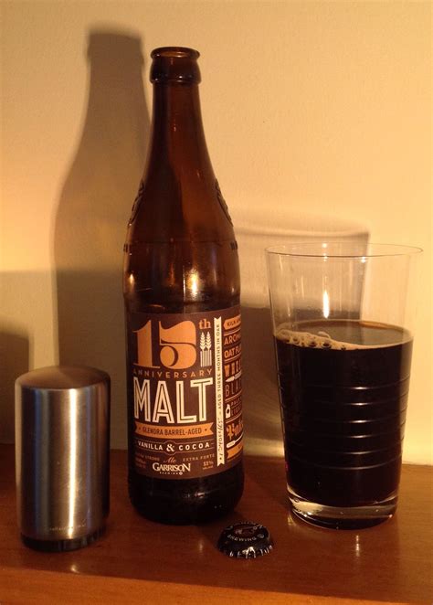 Glenora Barrel Aged Vanilla And Cocoa Ale 15th Anniversary Ale From