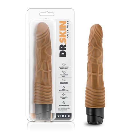 DR SKIN COCK VIBE 2 9 MOCHA MQ Adult Store