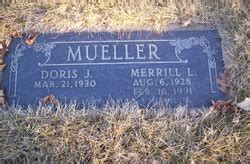 Merrill Leo Mueller M Morial Find A Grave